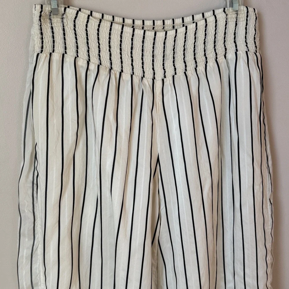 Denim & Supply Ralph Lauren wide-leg striped‎ wrap pants flowy Beachy Size Small